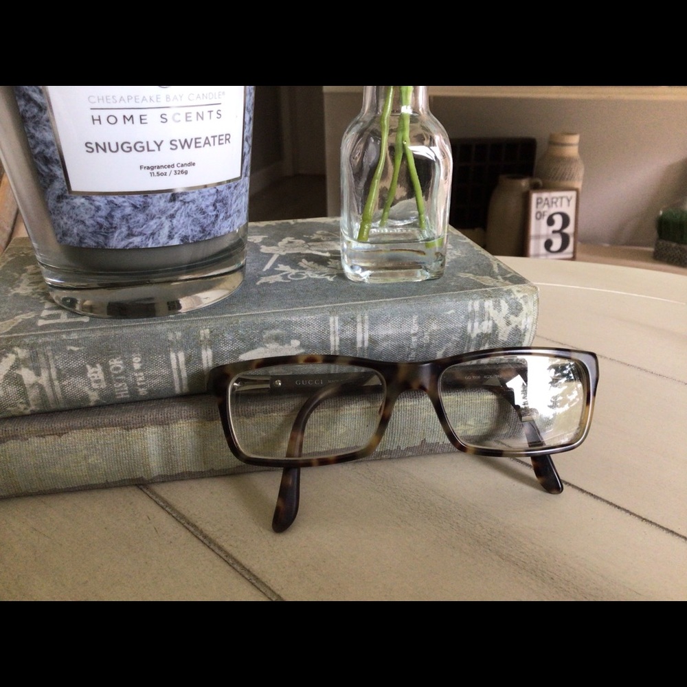 Gucci Tortoise Eyeglass Frames